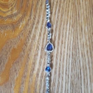 Sterling Silver and Sapphire Bracket